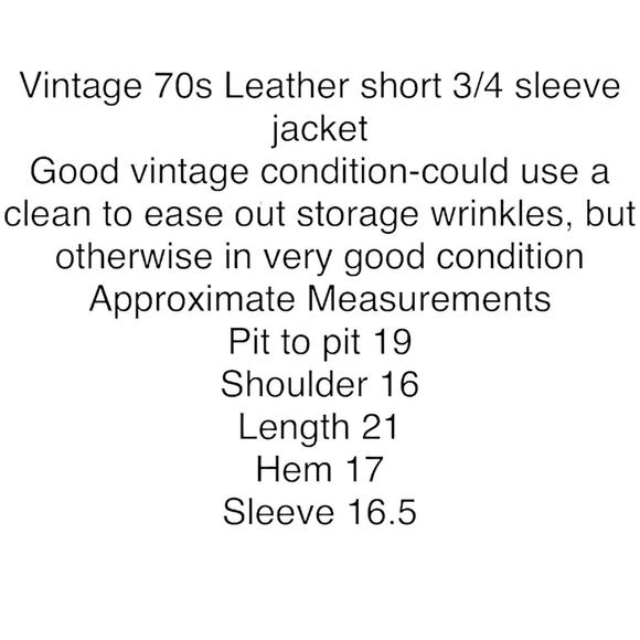 70s Hipster Leather Jacket Vintage Wilsons Womens Brown Genuine 3/4 Sleeve SZ 36 - Picture 9 of 15